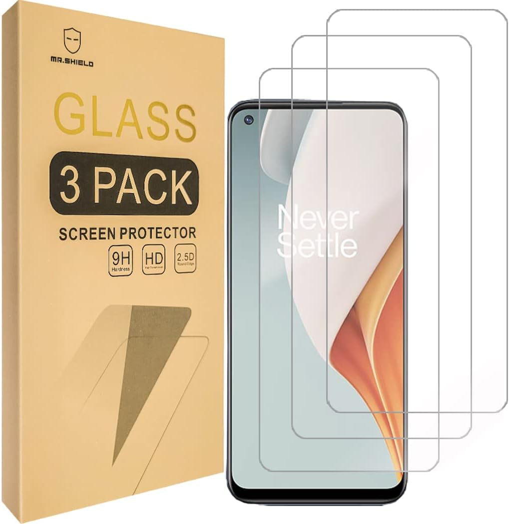 Mr.Shield [3-Pack] Designed for Oneplus (Nord N10 5G) [Tempered Glass] Screen Protector [Japan Glass with 9H Hardness] with Lifetime Replacement  Mr.Shield   