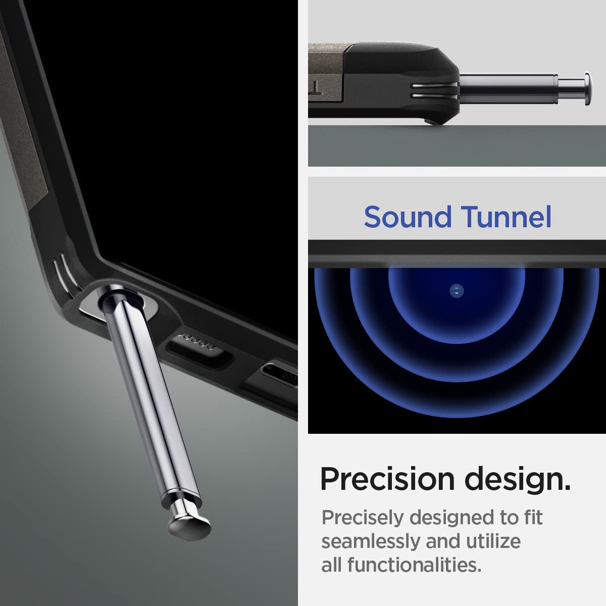 Spigen Tough Armor Designed for Galaxy S22 Ultra Case (2022) - Gunmetal  Spigen   