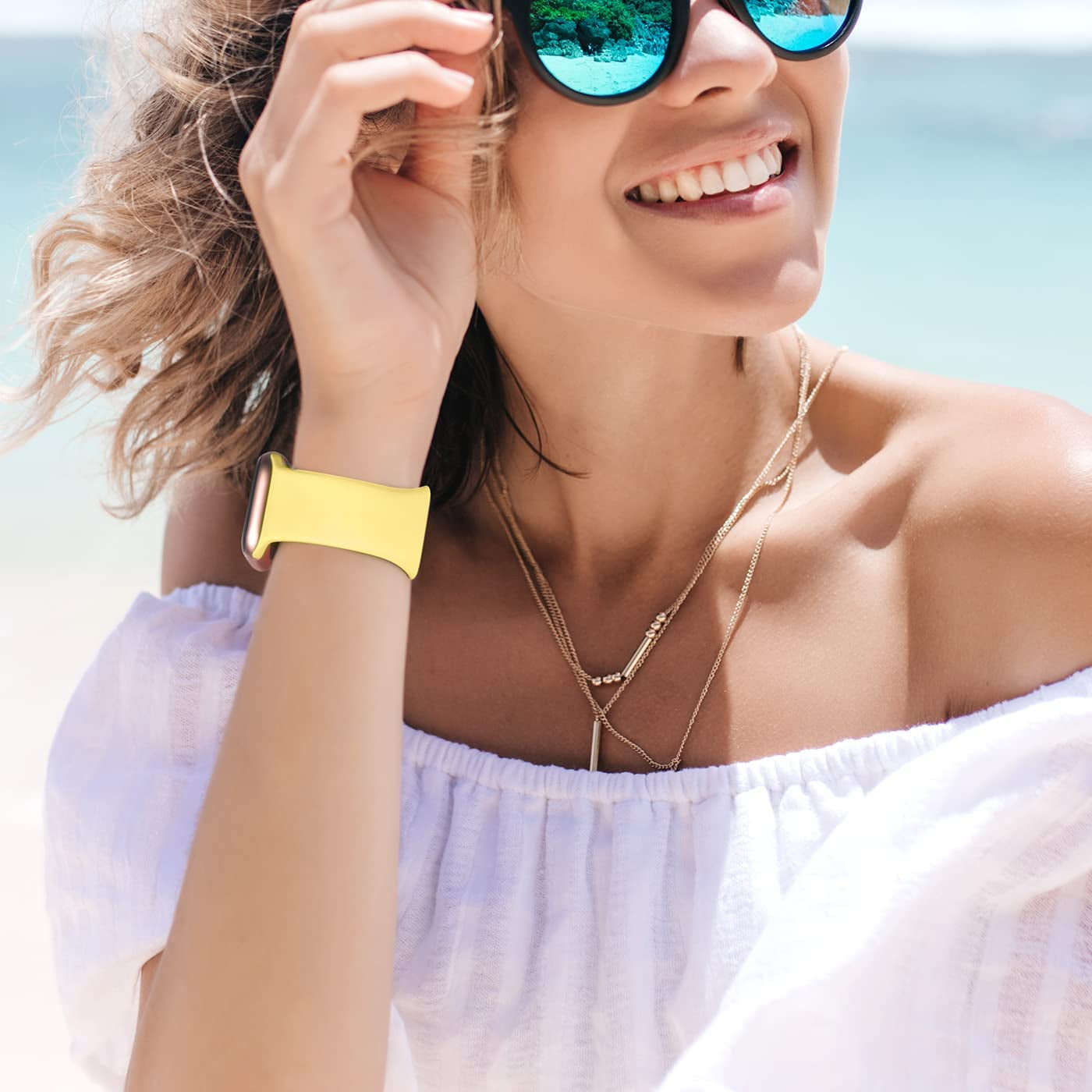 14 Pack Watch Bands Compatible with Apple Watch Band 38Mm 40Mm 41Mm 42Mm 44Mm 45Mm for Women Men, Soft Silicone Waterproof Sport Strap Replacement Wristbands for Iwatch Bands Series 8 7 6 5 4 3 2 1 SE  Bravely klimbing   