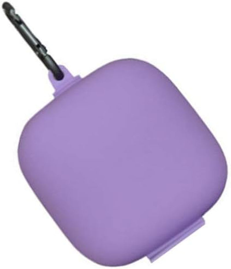 Compatible for Beats Powerbeats Pro Headset, Earphone Case - Creative Headphone Protective Box Metal Buckle Silicone Skin Headset Storage Shell  UKCOCO   