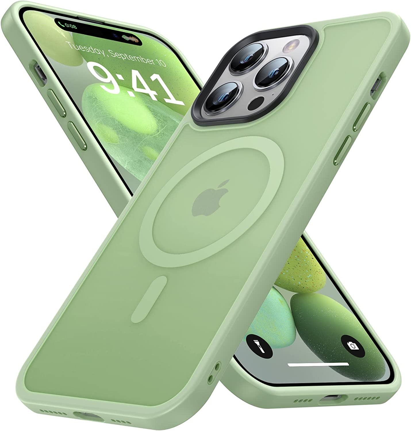 Faiono Magnetic for Iphone 14 Pro Max Case [Compatible with Magsafe][Strong Magnetic][10Ft Military Grade Protective] Translucent Matte Slim Case for Iphone 14 Pro Max Phone Case (6.7"), Pink  Faiono   