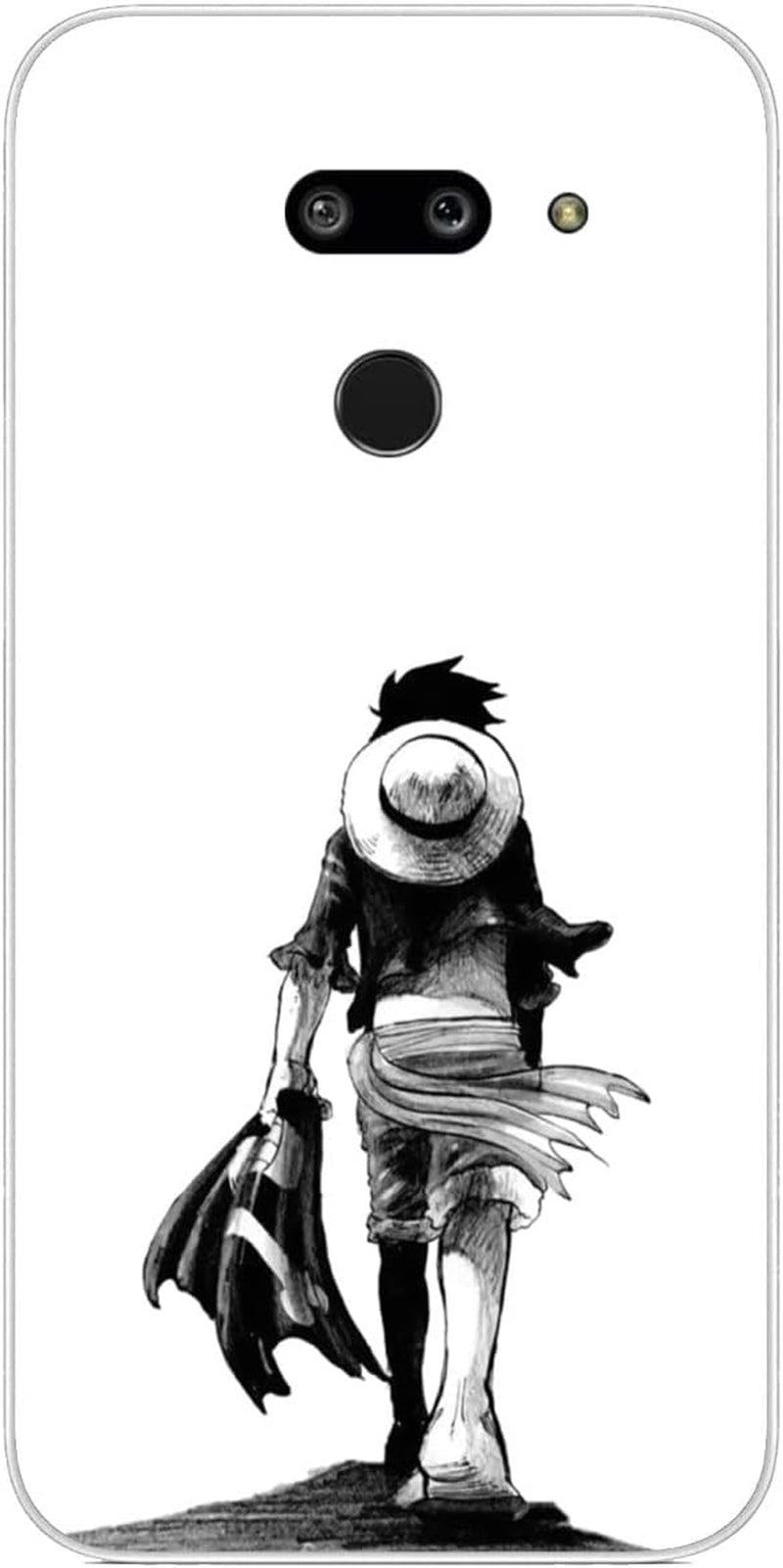 Compatible with LG G8 | LG G8 Thinq Case One Z with Piece 656 Ultra-Thin Transparent Soft Phone Case  Tongstar One Z With Piece Luffy 328  