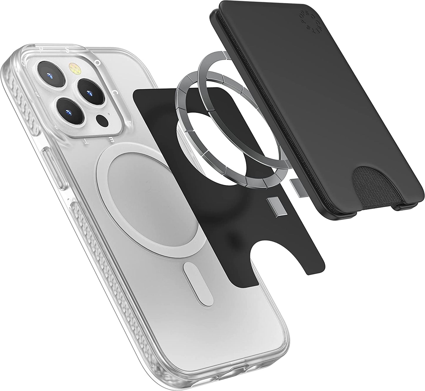 Popsockets Phone Wallet, Phone Card Holder, Wireless Charging Compatible, Wallet for Magsafe - Black  PopSockets   