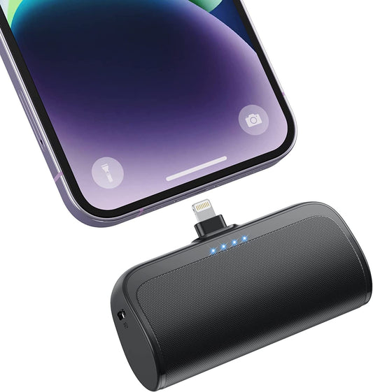 Mini Portable Charger Power Bank for Iphone,5200Mah Portable Phone Charger, Ultra-Compact PD Fast Charging Battery Pack Compatible with Iphone 14/14 Plus/Pro Max/13/12/12 Mini/11/Xs/Xr/X/8/7/6 Airpods  Dongguan Yuanhaoxun Technology Co., LTD   