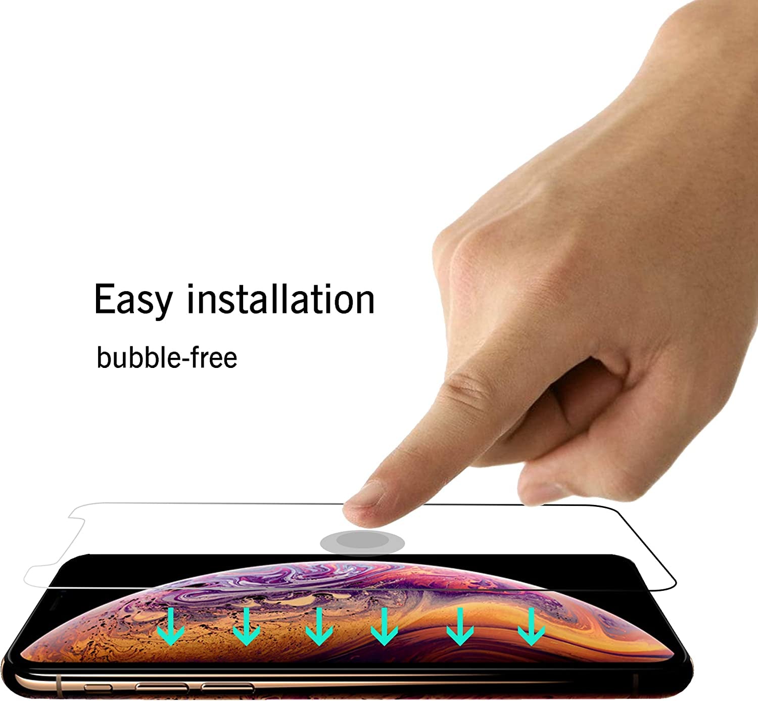 Ailun for Apple Iphone 11 Pro/ Xs/ X Screen Protector,3 Pack,5.8 Inch Display,Tempered Glass 2.5D Edge Work Most Case[Not for Iphone 11,6.1 Inch]  Ailun   