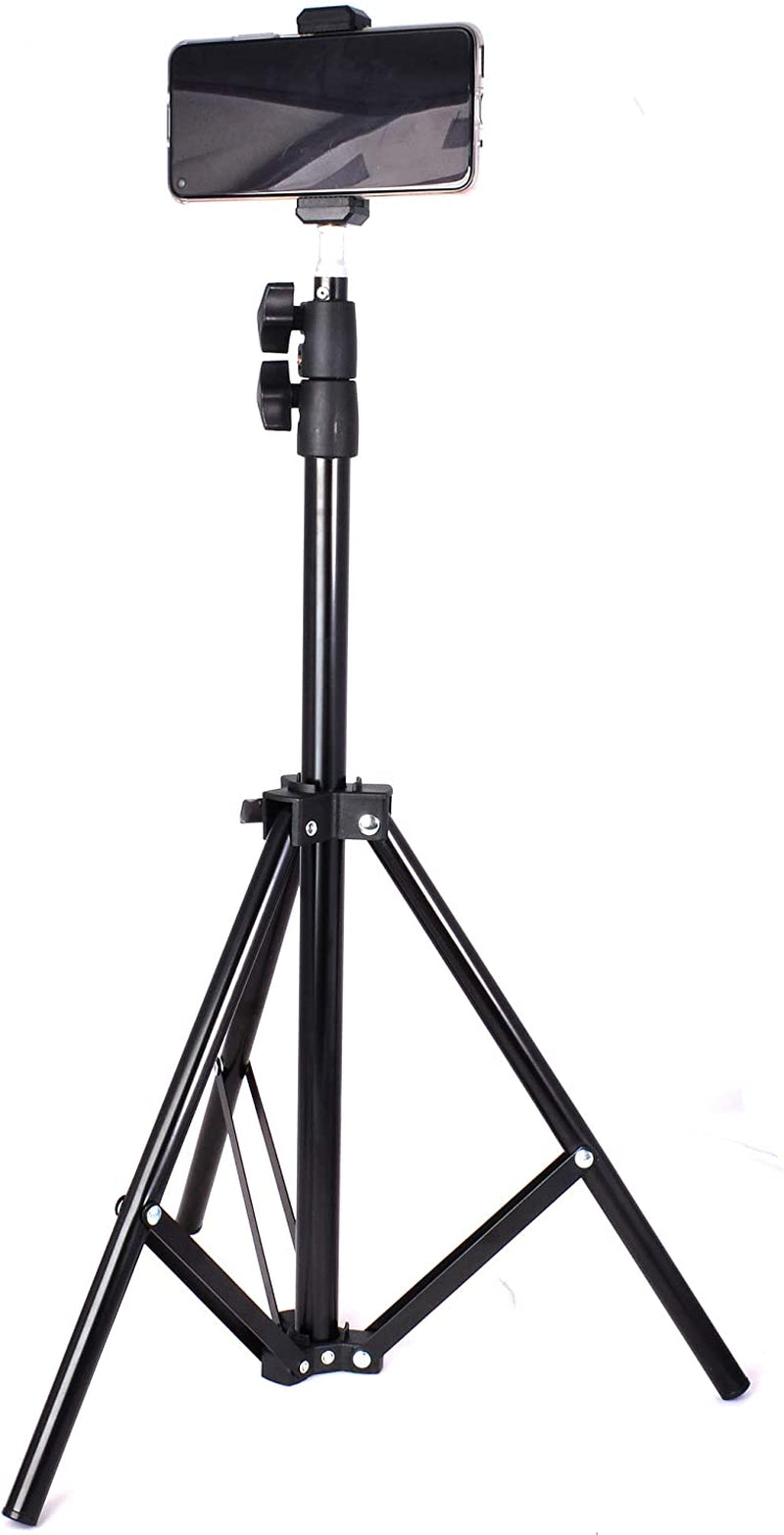 Riqiorod Light Stand, 7-Foot Photography Tripod Stand, Floor Selfie Ring Light Support for Studio, Umbrella, Backdrop, LED Panel, Speedlite Flashes, Reflector, Strobes, Video Lights  Riqiorod   