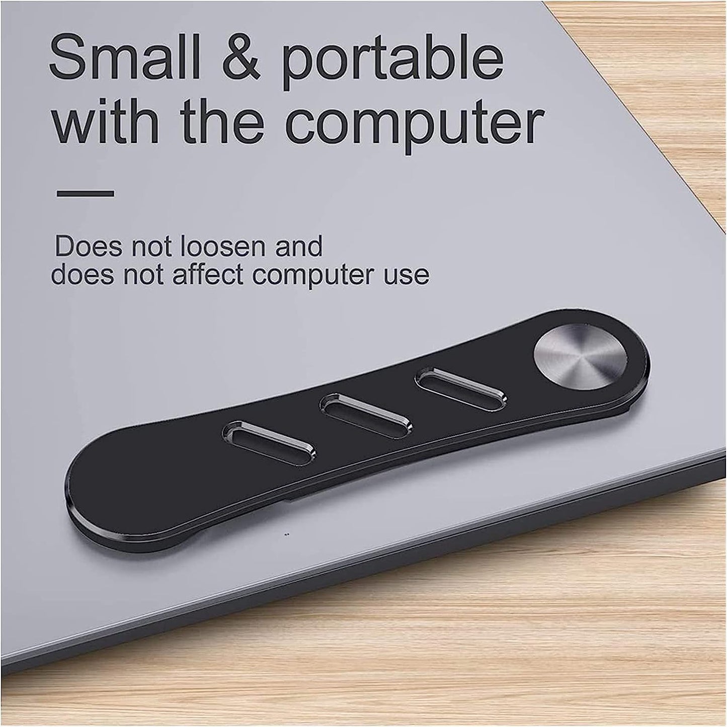 PEPDRO Monitor Magnetic Holder, Laptop Cellphone Mount, Collapsible Metal Base, Adapt to Magnetic Aluminum Bracket Laptop Side Mount External Cooling Fans (Color : Silver)  PEPDRO   