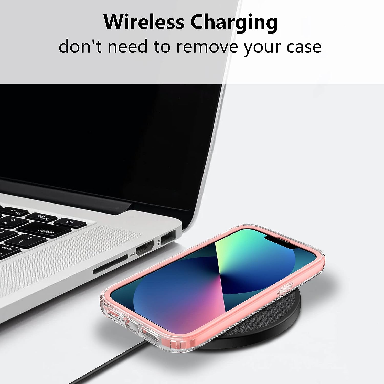 ZCDAYE Clear Wallet Case for Iphone 13(6.1 Inches), Iphone 13 Case with Card Holder, Slim Soft TPU Shockproof Clear Phone Case for Iphone 13(6.1 Inches) - Pink  ZCDAYE   