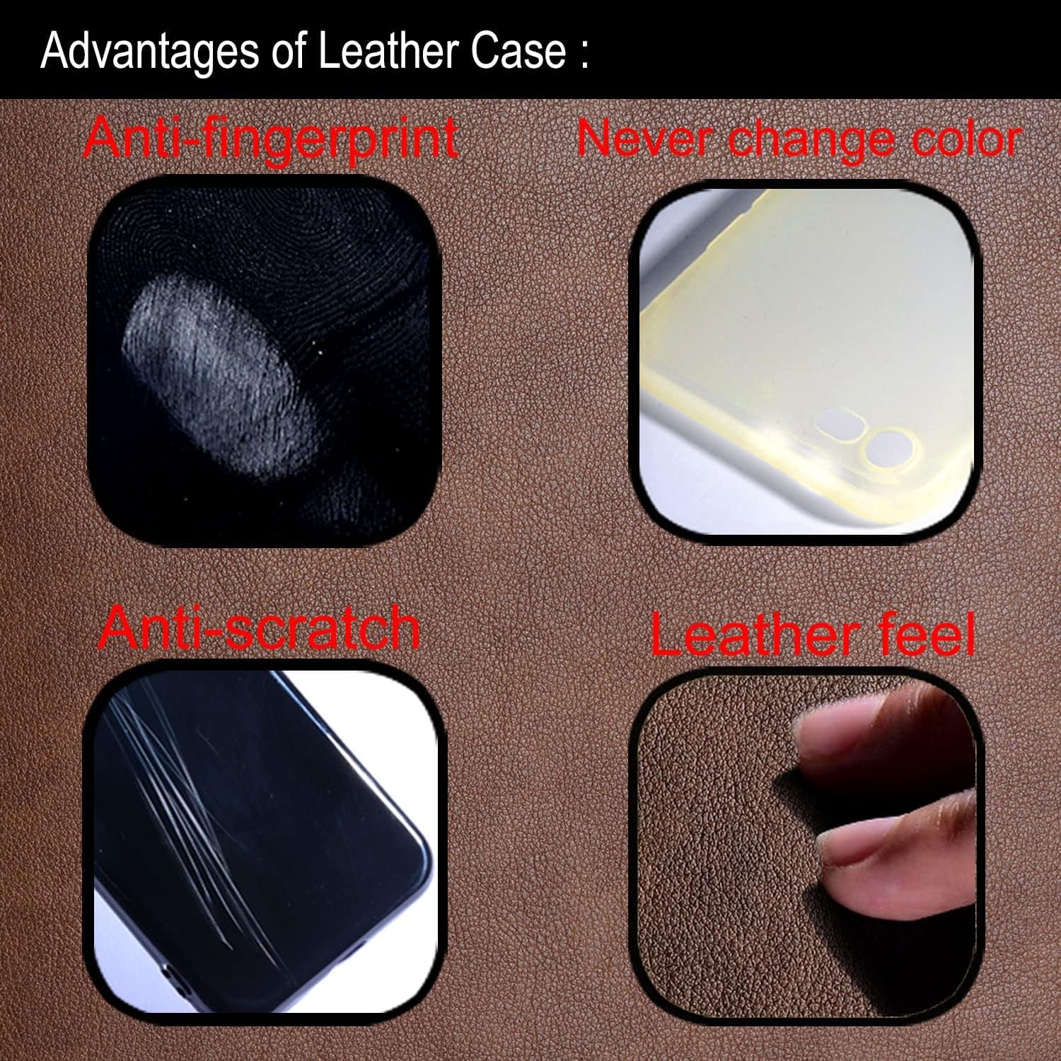 For Google Pixel 4A 5G Case, 6.2 Inch Premium PU Leather Phone Cover Retro Design Full Protective Case for Google Pixel 4A 5G (Coffee)  AIORIA   