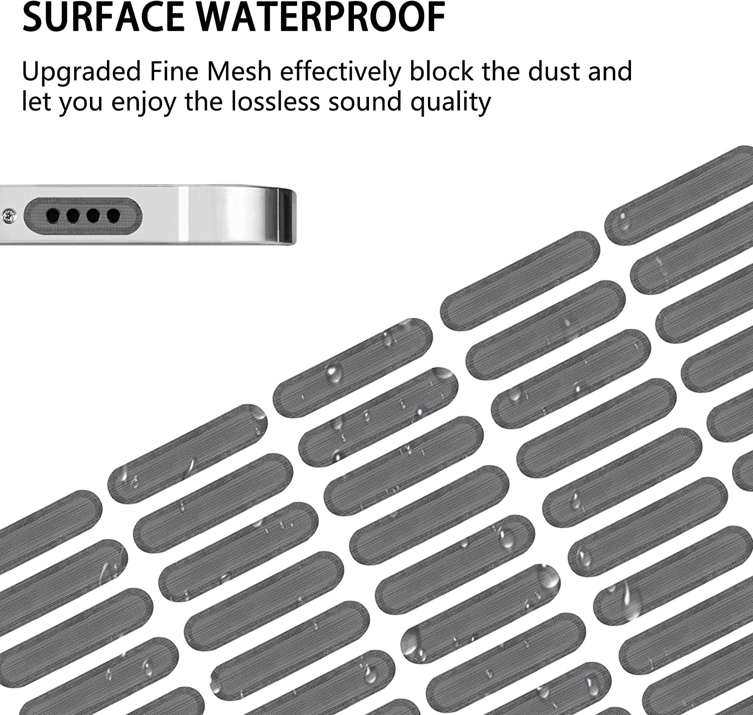 AFARER Iphone Dust Plug, Lightning Port Plug Protector Phone Speaker Dustproof Mesh Stickers, with Cleaner Tools, anti Dust Plugs for Iphone 14/13/12/11 Pro Max Compatible with Iphone and Airpod  AFARER   