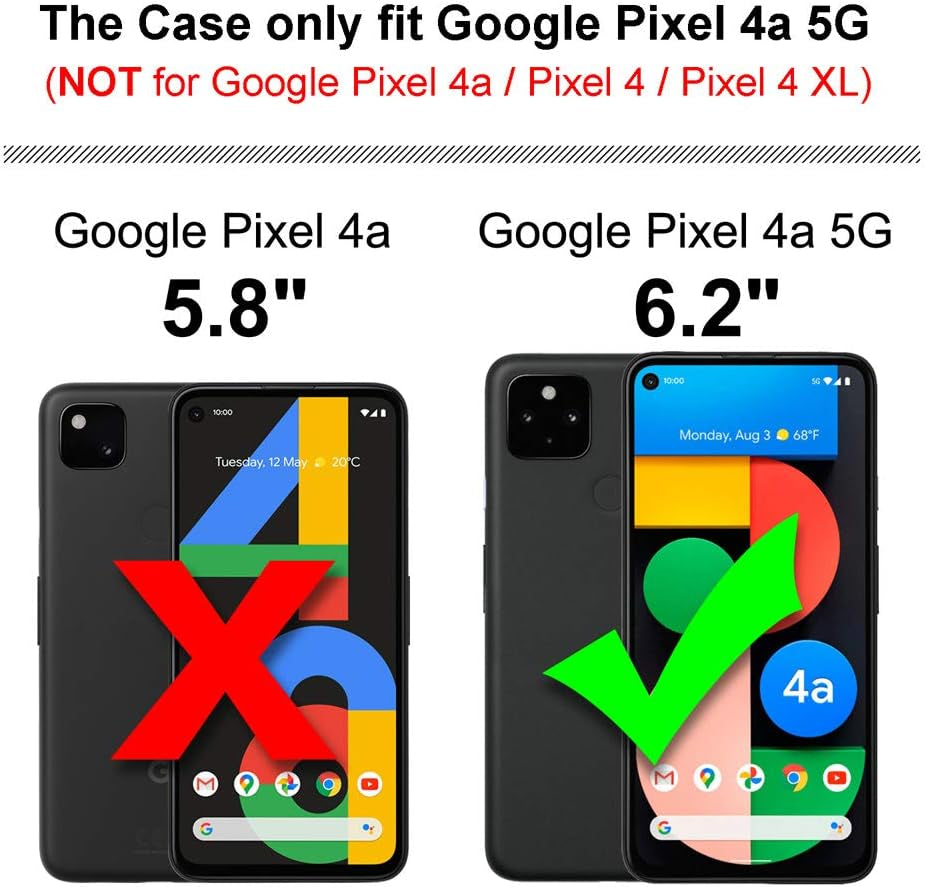 SYONER Clear Phone Case Cover for Google Pixel 4A 5G (6.2", 2020) [Not for Pixel 4A 4G Version] [Elephant]  SYONER   