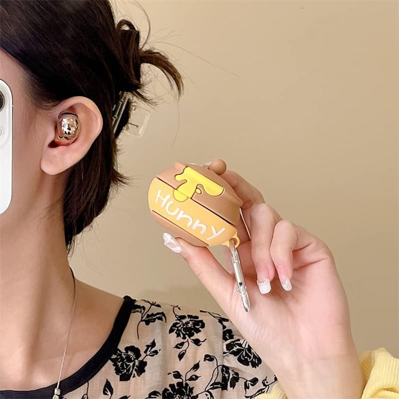 Soft Silicone Skin Cute Case for Samsung Galaxy Buds 2 2021/ Galaxy Buds Pro 2021/ Galaxy Buds Live 2020, Shock-Absorbing Case Cover Accessories with Keychain  JLHYYXH   
