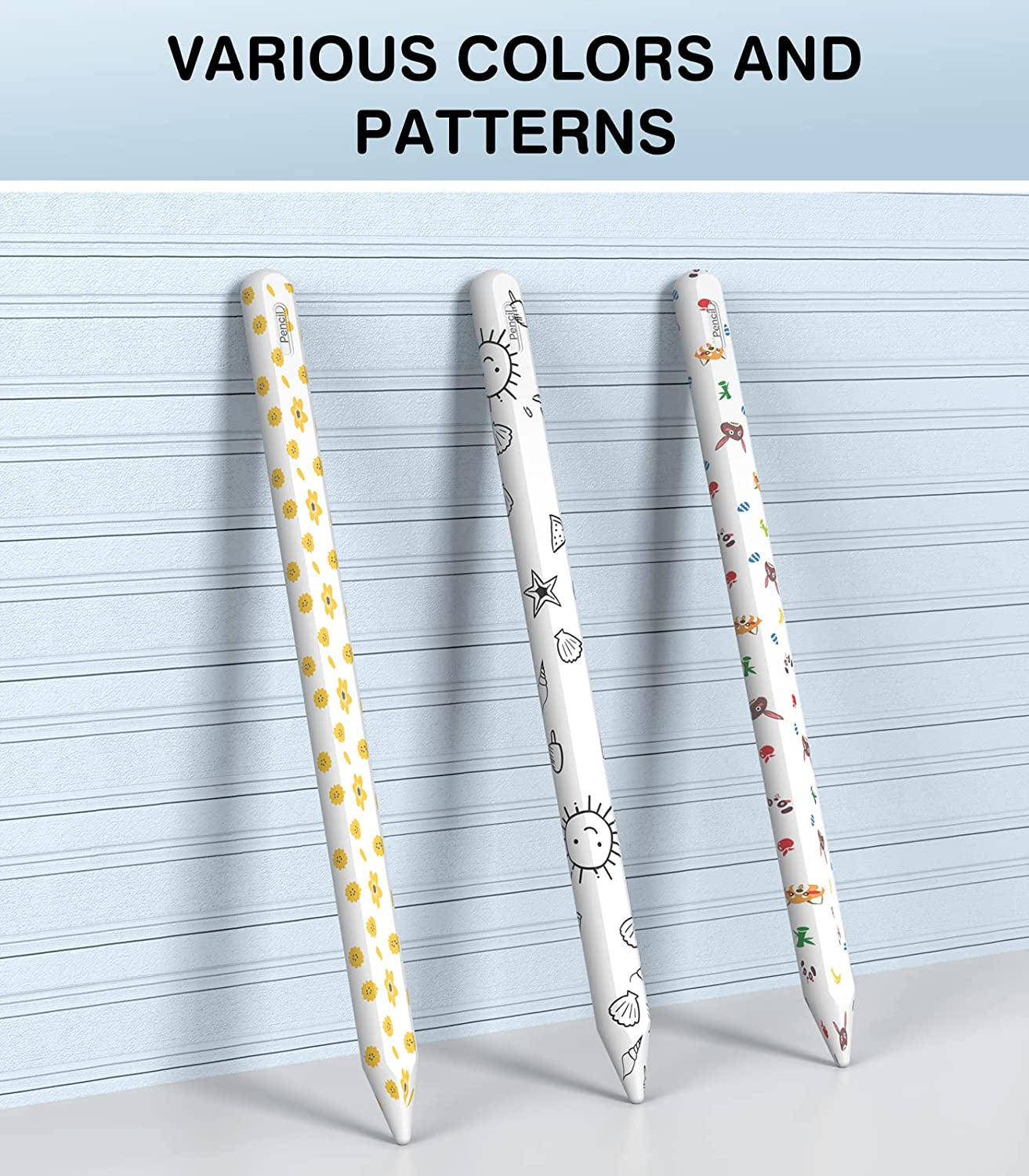 Moko Silicone Pencil Case Compatible with Apple Pencil 2Nd Generation, Ultra Thin Protective Cover Anti-Slip Sleeve Case with Nib Cover, Panda  MoKo   