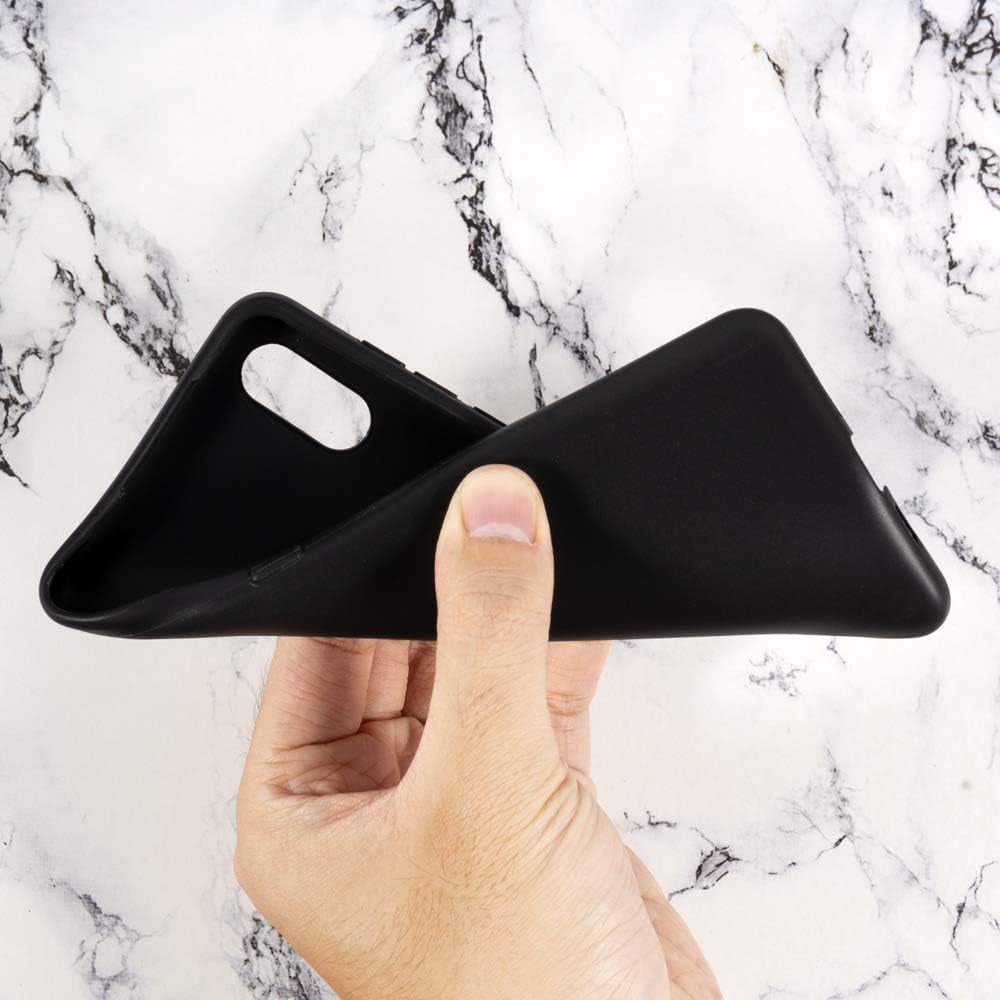 Shantime Xiaomi Mi Mix 3 Case, Scratch Resistant Soft TPU Back Cover Shockproof Silicone Gel Rubber Bumper Anti-Fingerprints Full-Body Protective Case Cover for Xiaomi Mi Mix 3 (Black)  Shantime   