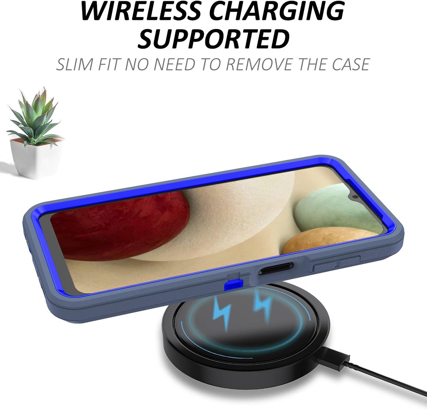 Galaxy Note 20 Case for Samsung Galaxy Note 20 Case Military Drop Shockproof Armor Heavy Duty Rugged 3 in 1 Protection Cover for Galaxy Note 20 Phone Case (Navy+Blue)  TORRTOWAY   