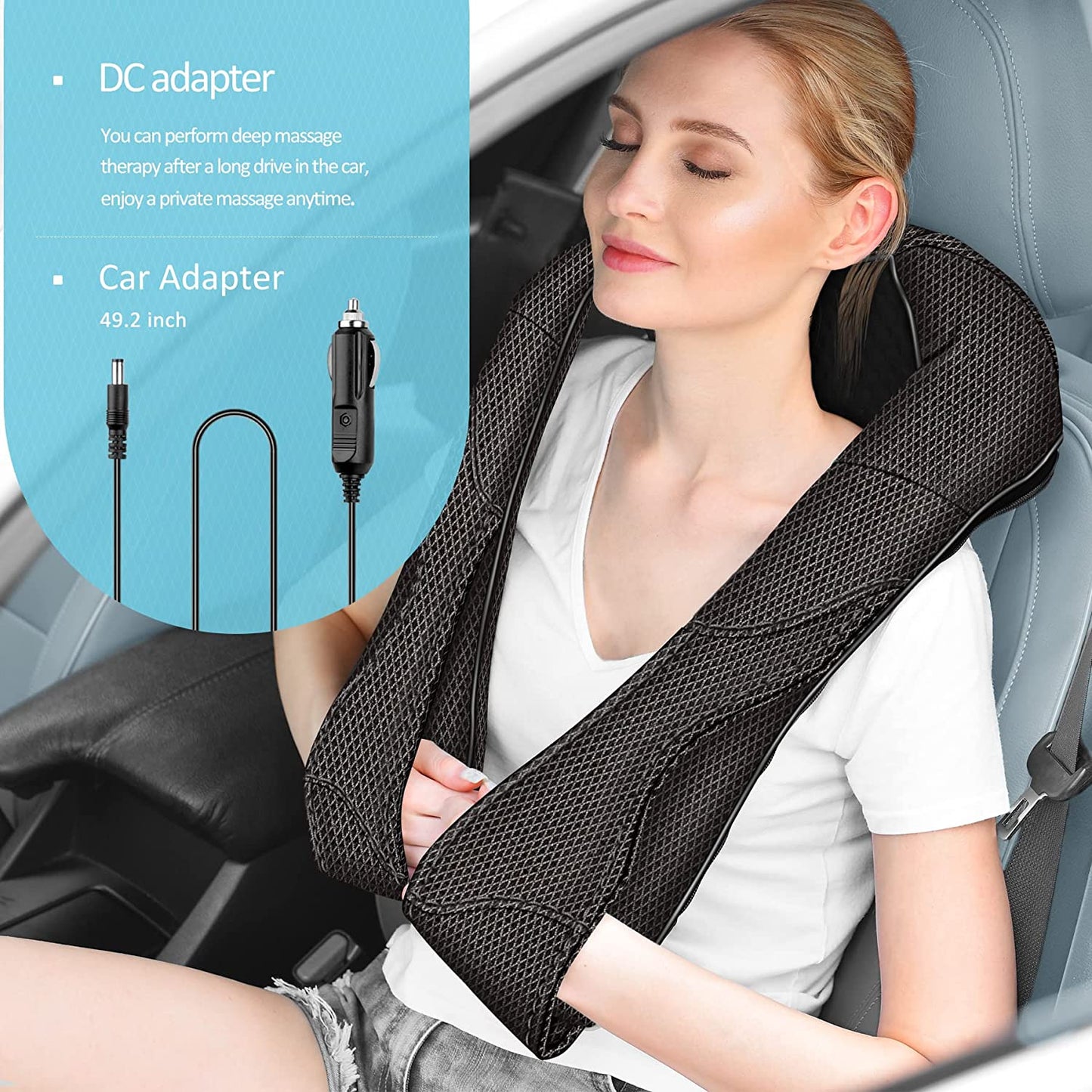 Magicmakers Neck Massager, Back Massager with Heat, Shiatsu Massager Neck, Electric Shoulder Massager, Kneading Massager Back, Massage for Neck Pain Back Pain, Birthday Gifts for Women Men  Magic Makers   