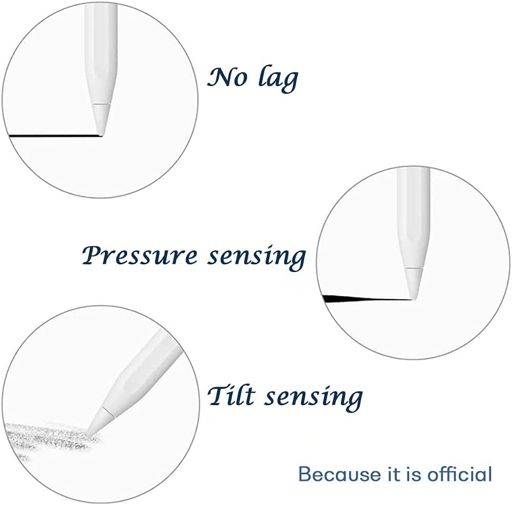 Pencil Tips for Apple Pencil 1St / 2Nd Generation & Logitech Crayon - Soft and Hard, Double Layered Ipad Pencil Tip, Used for 3 Years - 6 Pack  Peilinc   