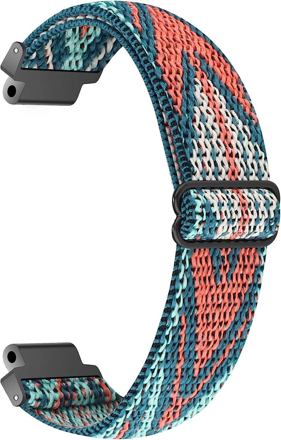 Adjustable Elastic Watch Band Compatible with Garmin Forerunner 235, Nylon Breathable Sports Replacement Wristbands for Forerunner 220/230/620/630/735Xt/235Lite for Women Men  WONFAITH   