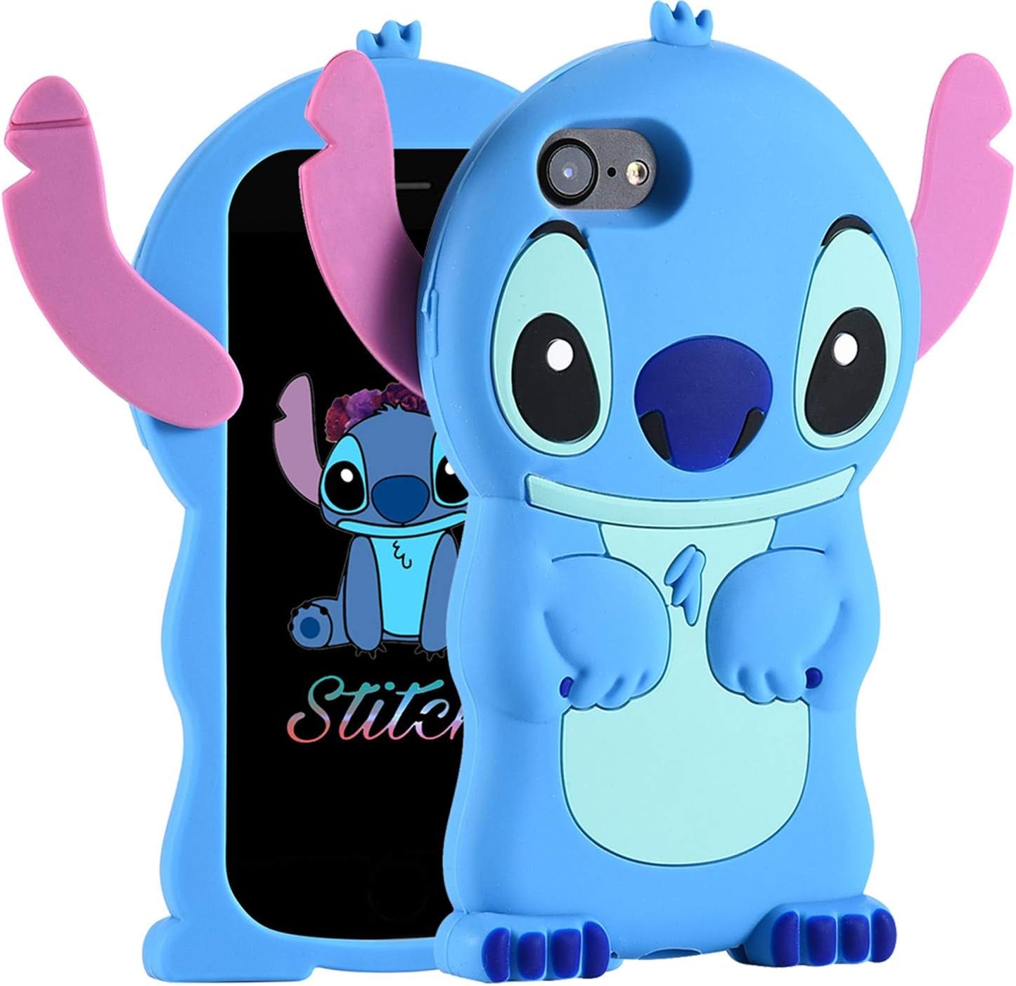 FINDWORLD Cases for Iphone 14 PRO Case, Lilo Stitch Cute 3D Cartoon Unique Cool Soft Silicone Animal Character Waterproof Protector Boys Kids Girls Gifts Cover Housing Skin for Iphone 14 Pro  FINDWORLD   