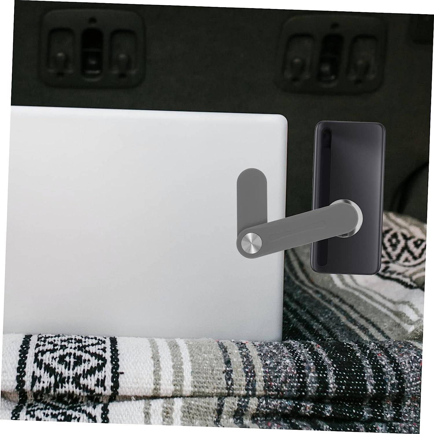 FUNOMOCYA Expand Mobile Phone Bracket Plastic Stand Tablet Laptop Cell Phone Stand for Desk Laptop Phone Holder Magnetic Laptop Phone Mount Phone Side Mount Clip Laptop Arm for Phone Monitor  FUNOMOCYA   