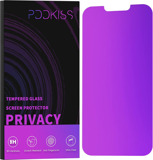 PDDKISS Compatible for Iphone 13/Iphone 14/Iphone 13 Pro Privacy Screen Protector 6.1 Inch Display, Gradient Colorful anti Spy Blue Light HD Tempered Glass Easy Installation  YingHe   