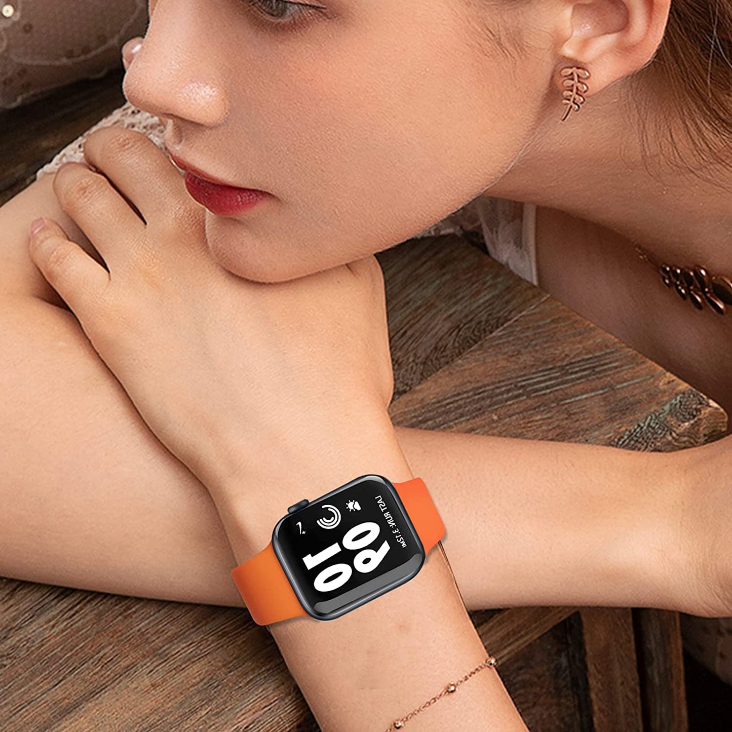 15Pack Compatible with Apple Watch Band 38Mm 40Mm 41Mm 42Mm 44Mm 45Mm 49Mm for Women Men, Soft Silicone Waterproof Sport Strap Replacement Wristband for Iwatch Bands Series 8 7 6 5 4 3 2 1 SE Ultra  DAILNECESS   