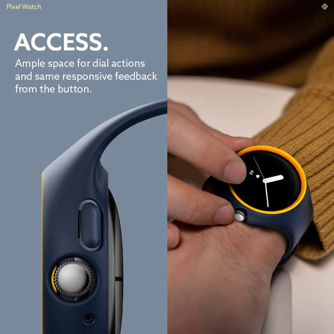 Caseology Nano Pop [Band with Case] Designed for Google Pixel Watch Case for Pixel Watch Band (2022) - Blueberry Navy  Spigen   