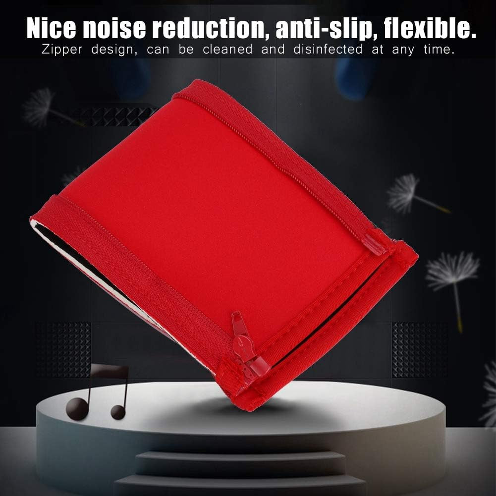 Socobeta Headset Headband Cover Replacement Anti-Slip Comfortable Noise Reduction Headphone Pad Earphone Cushion Portable Earphone Accessorie Easy to Install(Red)  Socobeta   