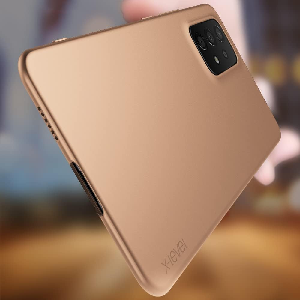 X-Level Samsung Galaxy A53 5G Case Ultra-Thin Slim Fit Soft TPU [Guardian Series] A53 5G Phone Back Cover Light Protective Matte Finish Coating Case Compatible Samsung A53 5G-Gold  pipilu   