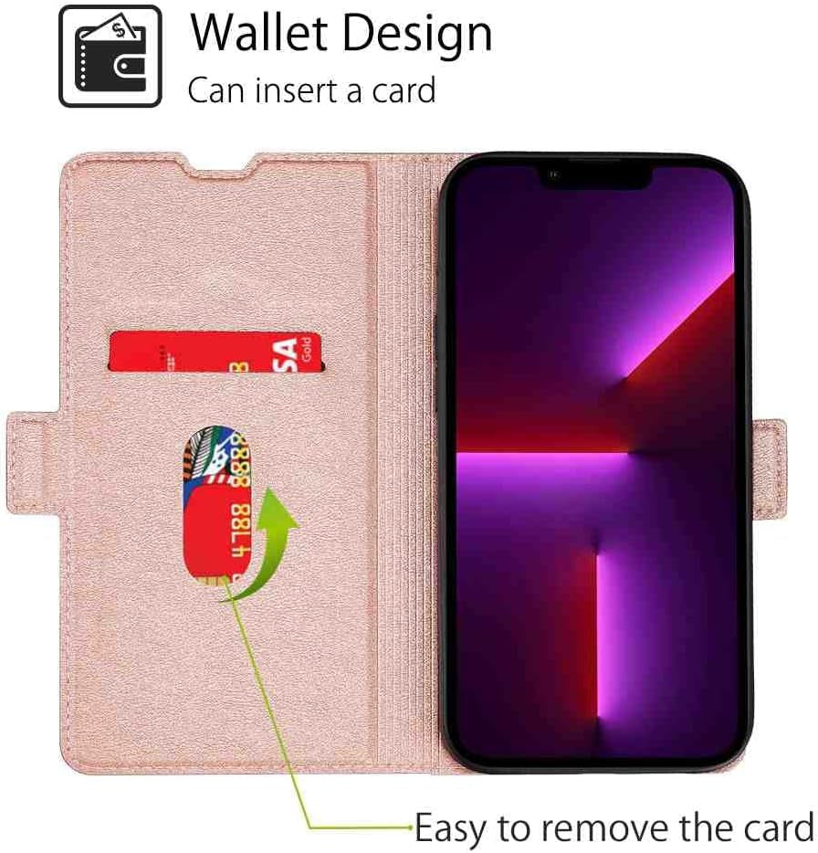 BANLEI2U Phone Cover Wallet Folio Case for LG G6, Premium PU Leather Slim Fit Cover for LG G6, Shock Resistance, Golden  BANLEI2U   