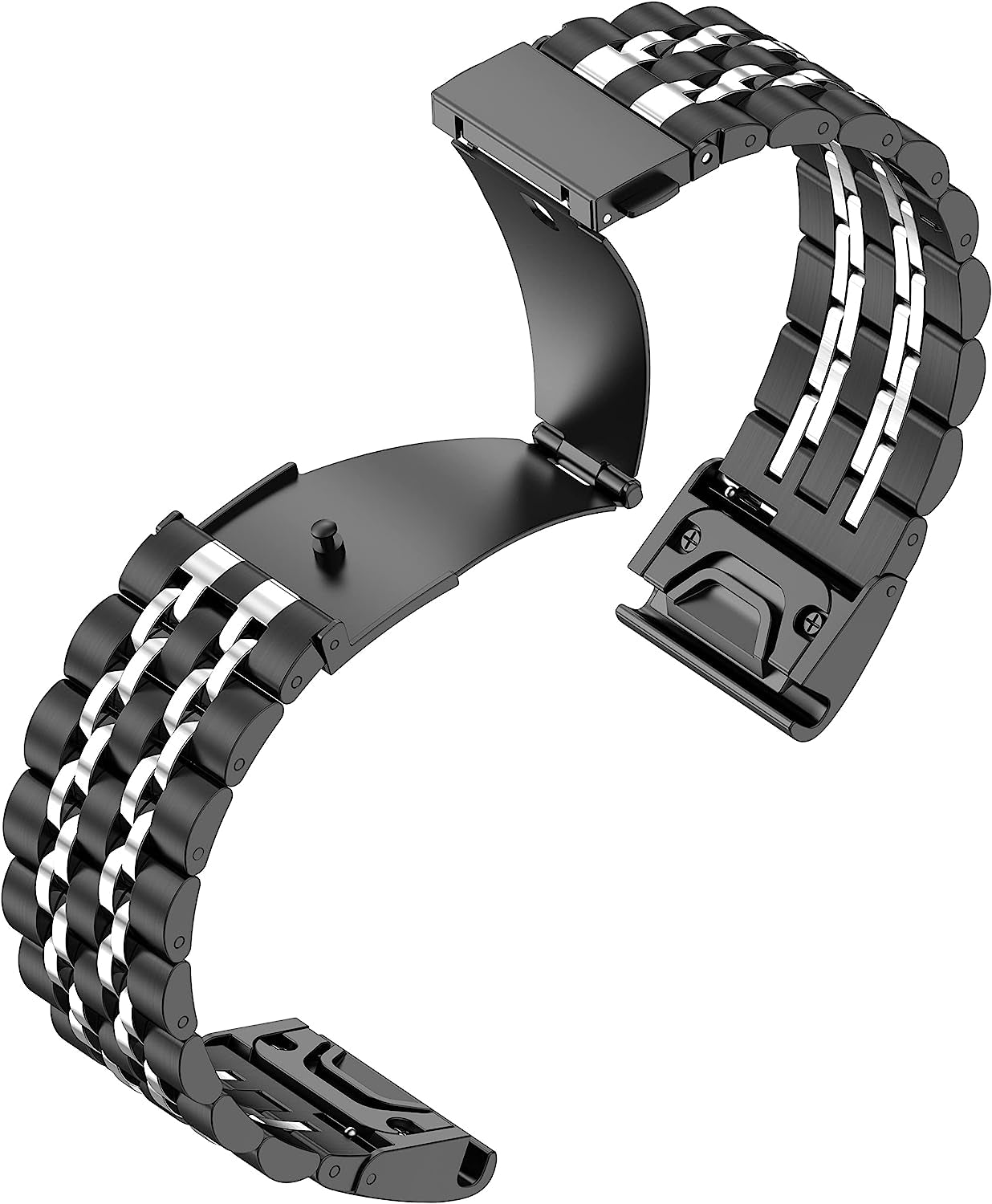 ZPJPPLX 26Mm Quick Fit Metal Band Compatible with Fenix 7X Watch Band, Stainless Steel Replacement Straps for Garmin Tactix 7 Pro/Fenix 6X/ 6X Pro/5X/5X Plus/Enduro 2/Descent Mk2I  ZPJPPLX   