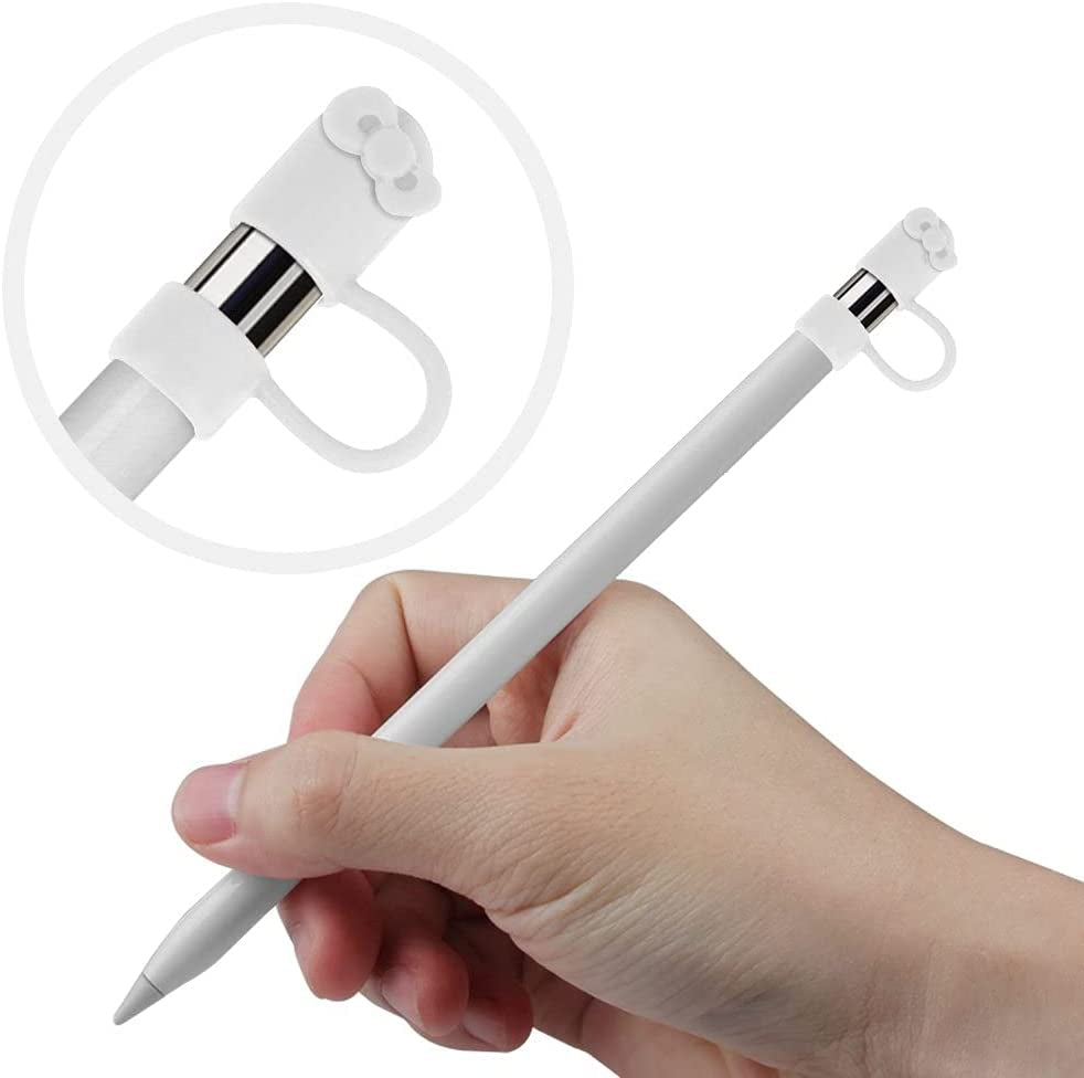 Fintie 3 Pieces Silicone Bundle Compatible with Apple Pencil 1St Generation, Premium Soft Elastic Cap Holder Protective Accessories, White  Fintie   
