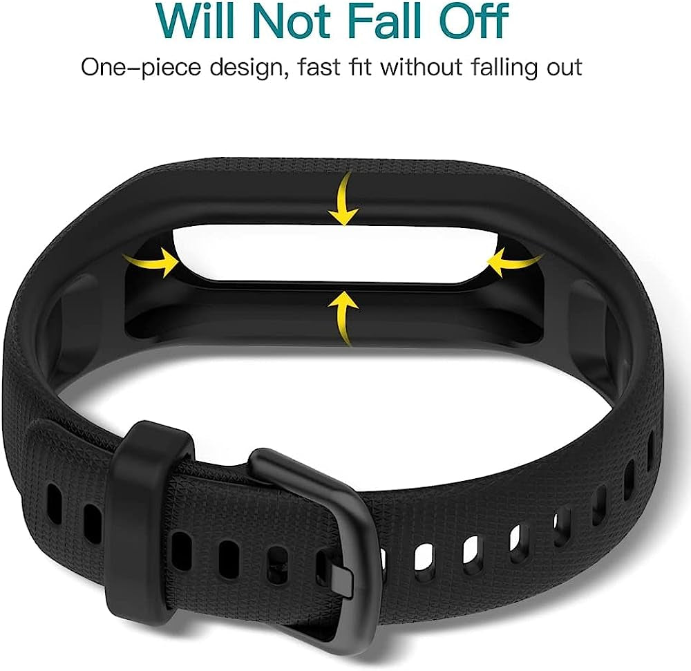 DFAMIN 3Pcs Soft Silicone Bands for Garmin Vivosmart 5 Straps Replacement Sport Colourful Strap for Vivosmart 5 Wristbands  DFAMIN   