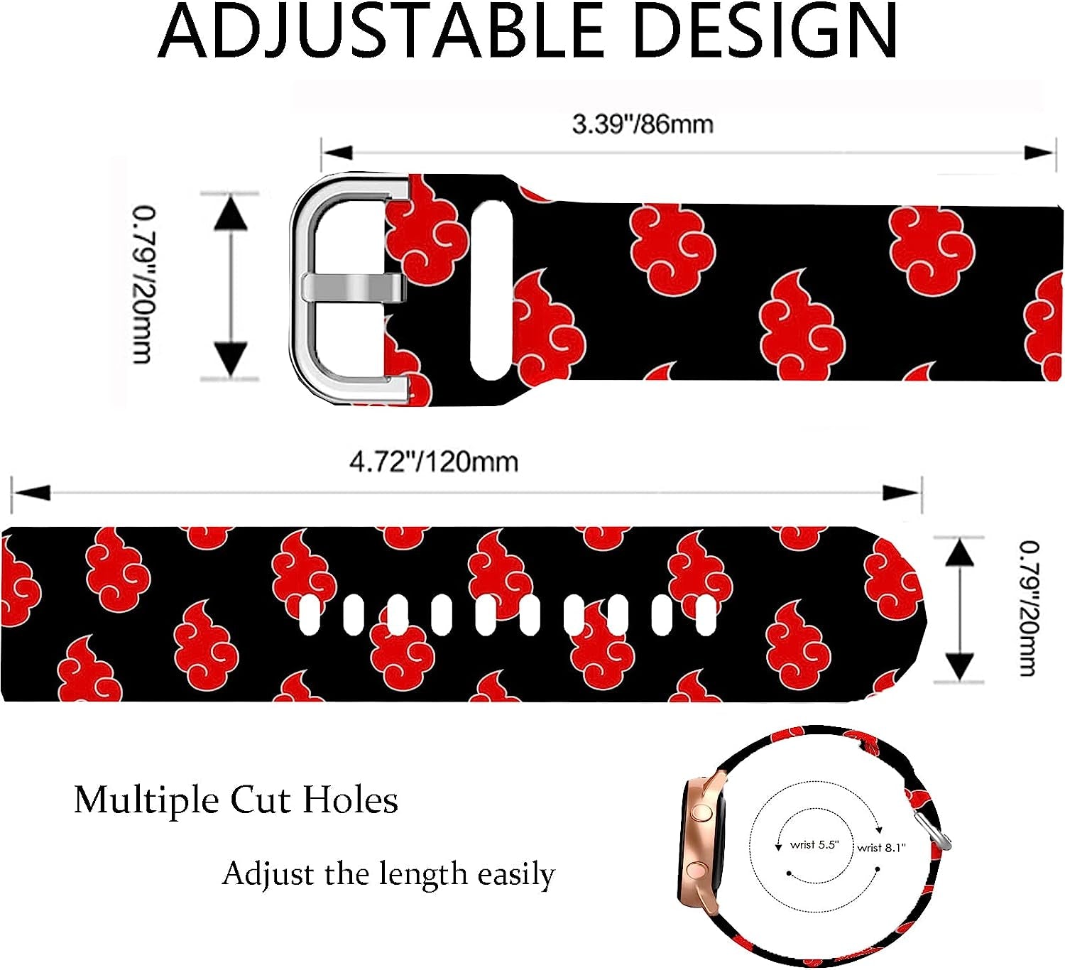 20Mm Band for Samsung Galaxy Watch 4 5 Pro Band 40Mm 44Mm 45Mm/Galaxy Watch 4 Classic Band 42Mm 46Mm/Watch 3 41Mm/Active 2, 22Mm Bands for Samsung Galaxy Watch 3 Band 45Mm/Samsung Gear S3 Frontier  Sqweey   