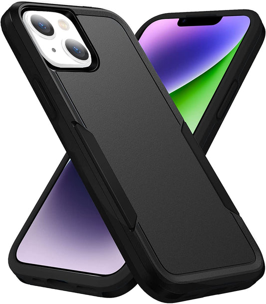 Hsefo Designed for Iphone 14 plus Case, Heavy Duty Protection Shockproof Dropproof Dustproof Anti-Scratch Cover Protective Phone Case for Iphone 14 Plus-Black  Hsefo   