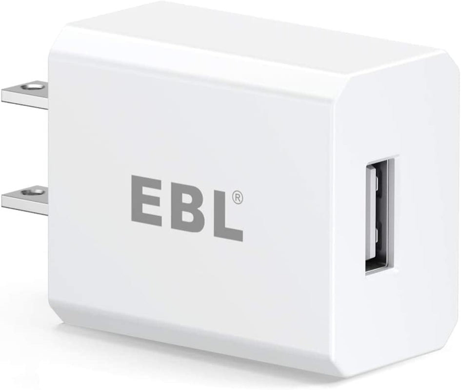 EBL USB Wall Charger, 5V 2.1A Charger Adapter(Model: M5129) for EBL Charger Power Supply (Model: C9008 C9010N 6828 FY-408 FY-409 6201) and Iphone, Galaxy, HTC, LG, Table, Motorola and More  EBL   
