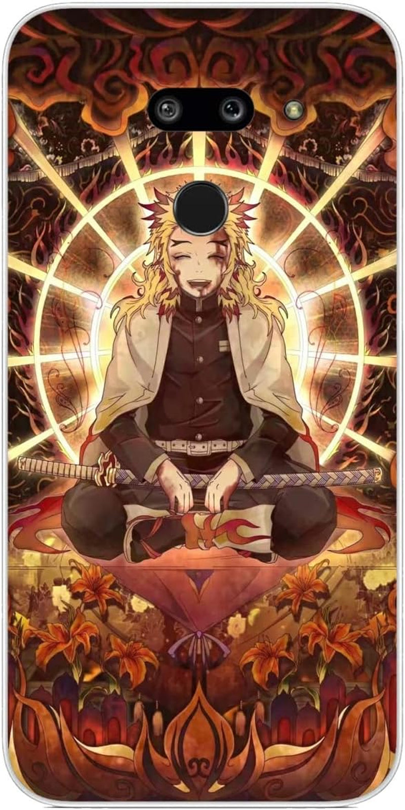 Compatible with LG G8 | LG G8 Thinq Case Sla'Yer Rengok'U Gift De'Mon 220 Man Boys Girls Cartoon Cool Design Soft TPU Phone Case  Tongstar Demon Rengok'U Gift Slayer 680  