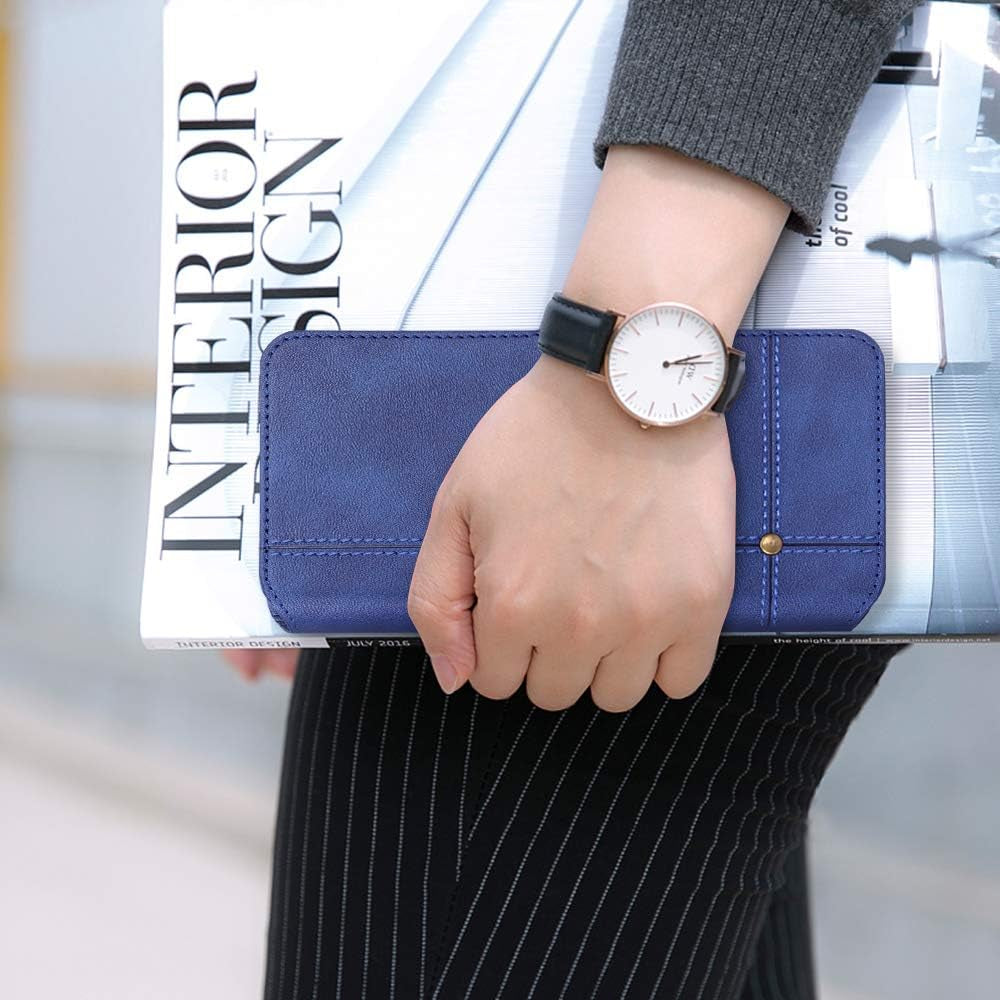 FYY Case for Samsung Galaxy Note 20 Ultra, Ultra Slim Flip Leather Wallet Phone Case Protective Shockproof Cover with Card Holder Kickstand Folio Case for Samsung Galaxy Note 20 Ultra 5G 6.9" Navy  GUANGZHOU WENYI COMMUNICATION EQIPMENT CO.,LTD   