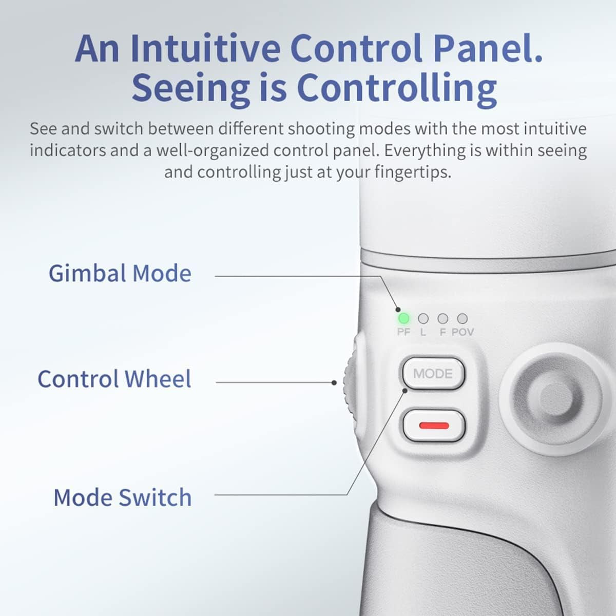 Zhiyun Smooth Q4 Combo Smartphone Gimbal Stabilizer, 215Mm Built-In Extension Rod 5500K Magnetic Fill Light Compatible with Android and Iphone for Vlog Tiktok Youtube Video  zhi yun   