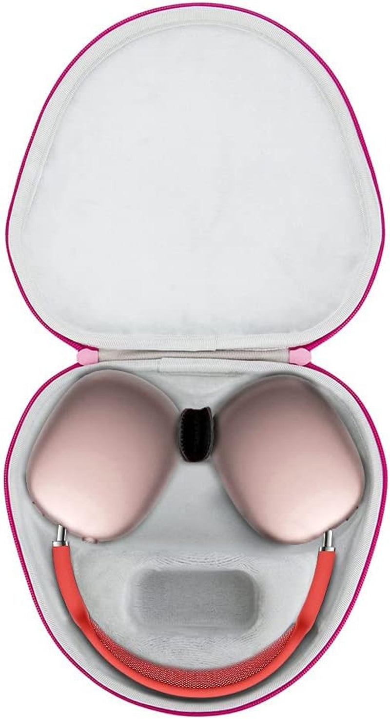 Co2Crea Hard Case with Sleep Mode Replacement for Apple Airpods Max Headphone (Black Case + inside Blue)  co2CREA Pink Case  