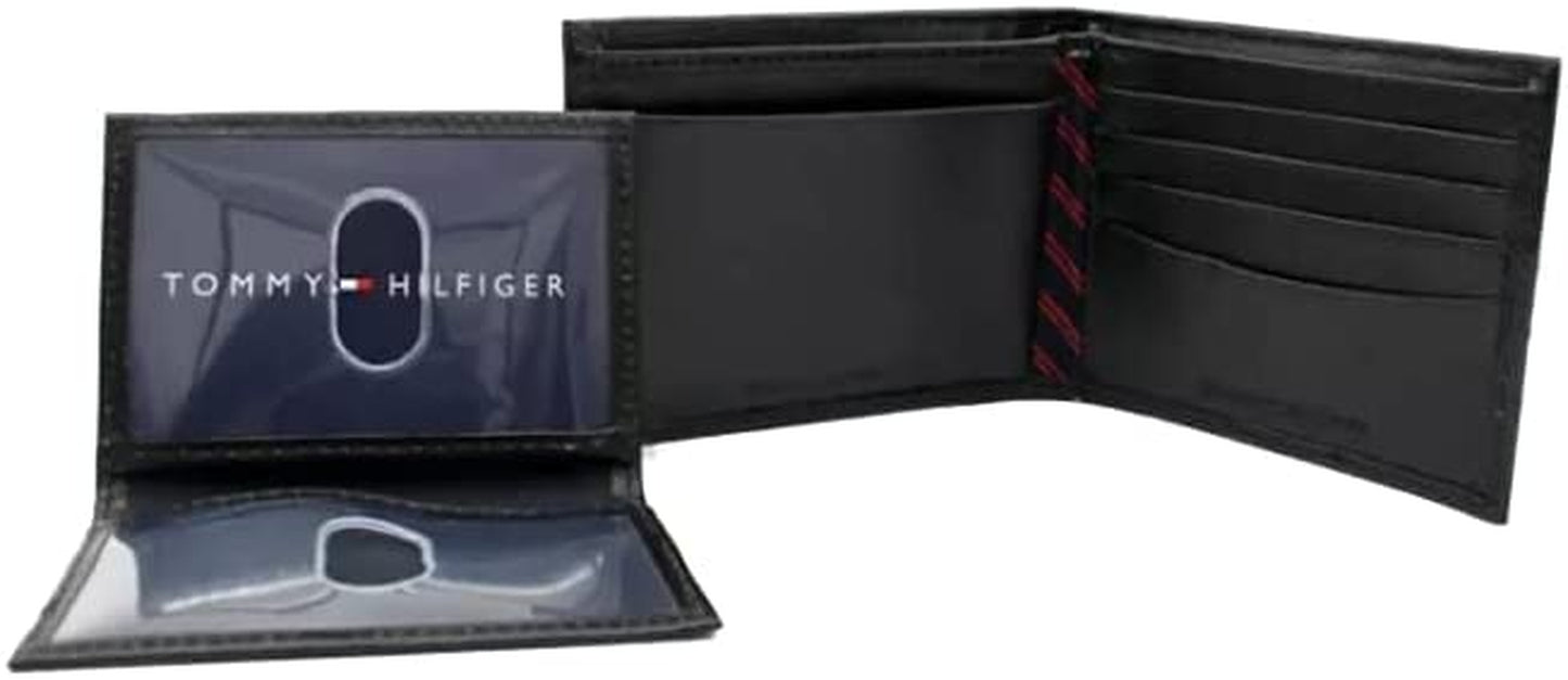 Tommy Hilfiger Men'S Genuine Leather Passcase Wallet with Multiple Card Slots  Tommy Hilfiger Men's Accessories   
