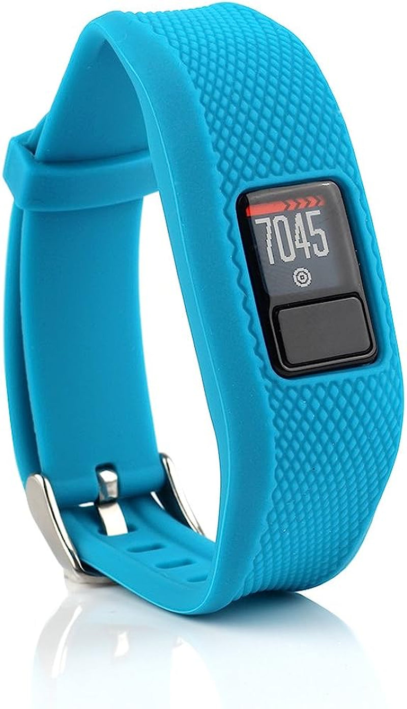 Honecumi Vivofit Jr Bands Compatible with Garmin Vivofit Jr 2 Band/Vivofit 3 Replacement Band for Kids Boys Girls Men Women Vivofit Jr 2 Watchband Wristband Strap Accessories Bands with Secure Clasp  honecumi Solid-Blue  
