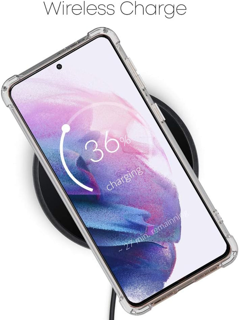 GOOSPERY Galaxy S21 plus (6.7 Inches), Crystal Clear Protective Bumper Cover Case with Reinforced Corners, Shockproof Slim Hybrid Phone Case  GOOSPERY   