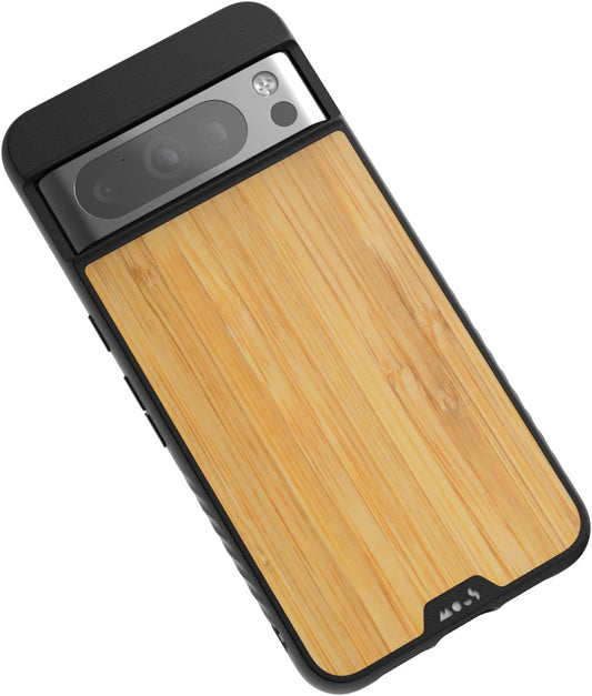 Mous for Google Pixel 8 Pro Case Magsafe Compatible - Limitless 5.0 - Bamboo - Protective Pixel 8 Pro Case - Shockproof Phone Cover  Mous   