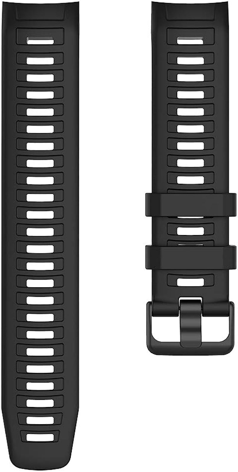 Foundeast Compatible with Garmin Instinct 2/Instinct /Instinct Tactical/Esports/Solar/Tide Bands, Replacement Silicone Water Resistant Fitness Watch Wrist Band Strap for Instinct Smartwatch with Adapter Tools (Black)  FitTurn   