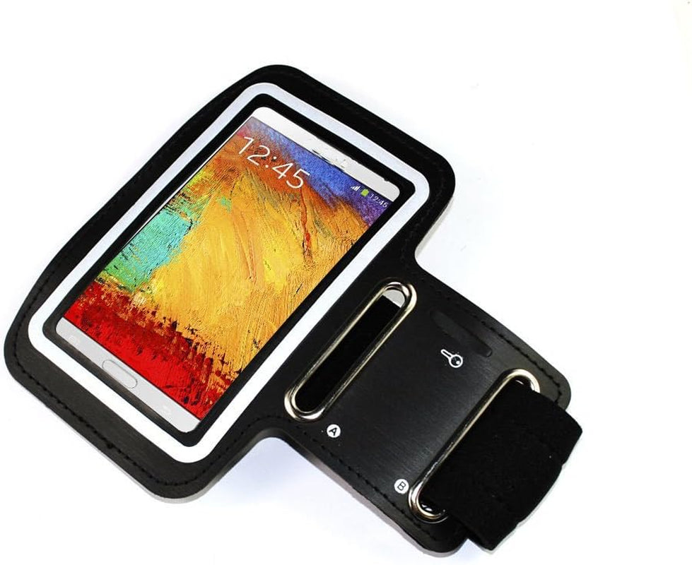 IMISSO Anti-Slip Sports Armband Case Compatible for Samsung Galaxy Note 2 N7100 Color Yellow  IMISSO Black  