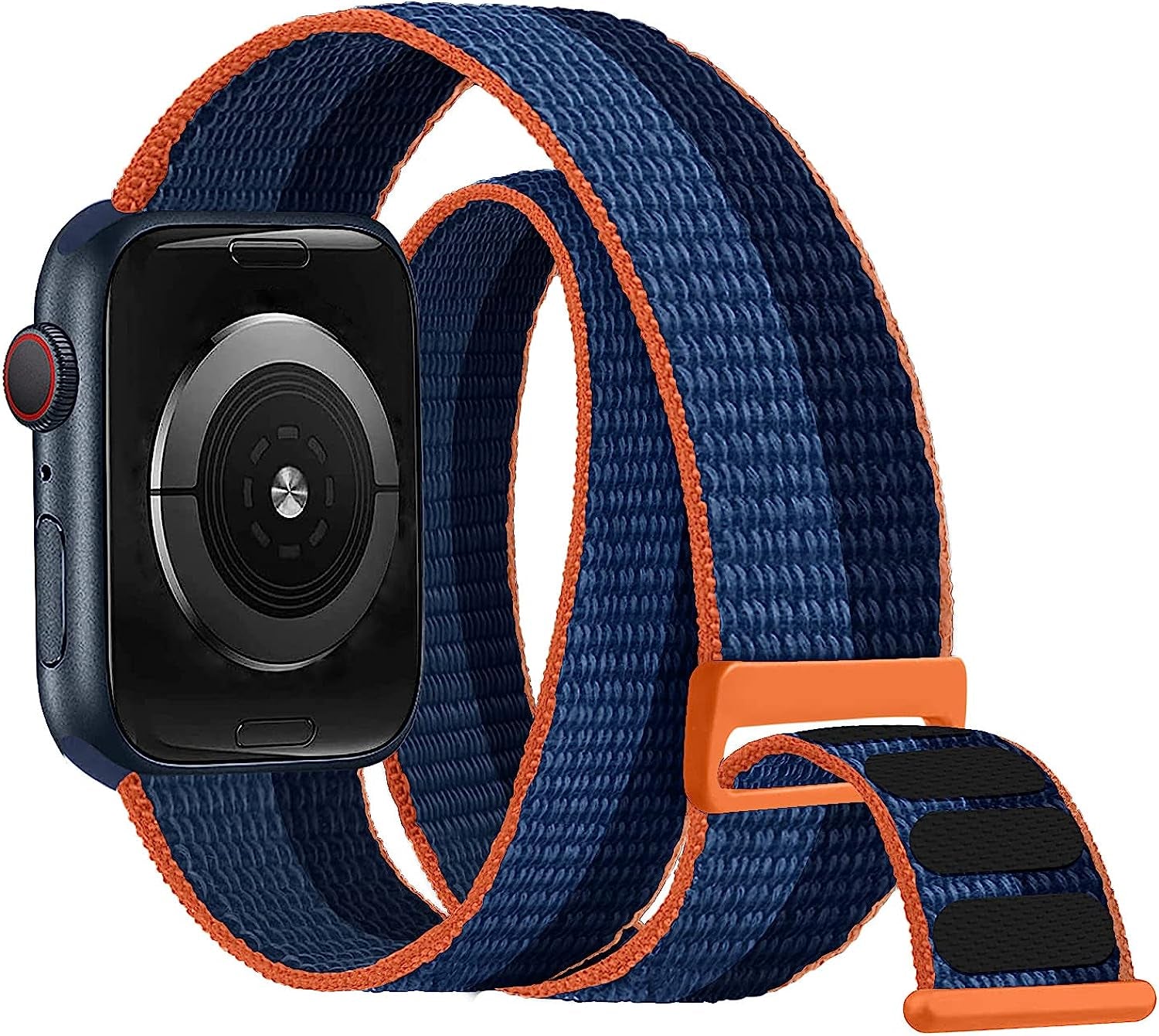 For Apple Watch Band 49Mm 45Mm 41Mm 44Mm 40Mm 42Mm 38Mm, Double Tour Nylon Sport Loop Strap Women Men Hook and Loop Fastener Bracelet for Iwatch Series Ultra 8 7 SE 6 5 4 3 2 1  SOLOLUP   