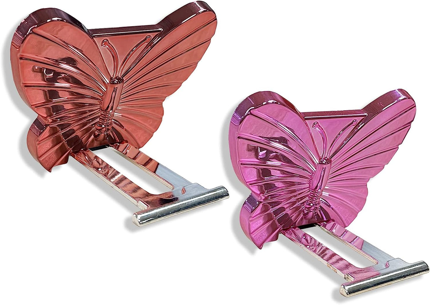 BF2JK Cell Phone Butterfly Finger Ring Holder 360 Degree Rotation Metal Ring Grip for Iphone Samsung Galaxy All Smartphone Mobile Cute Accessories（Blue Dark Blue）  BF2JK Purple Red  