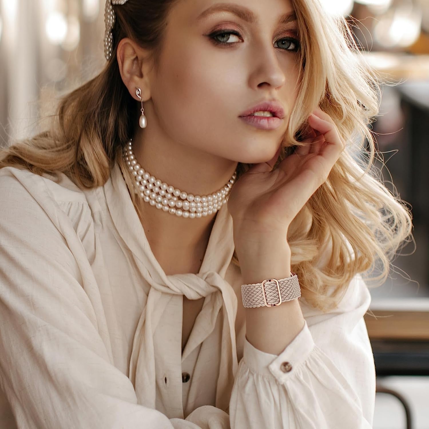 Braided Solo Loop Compatible with Apple Watch Band 38Mm 40Mm 41Mm 42Mm 44Mm 45Mm 49Mm for Women Men, Stretchy Straps Elastic Sport Wristbands for Iwatch Series 8 7 6 5 4 3 2 1 SE Ultra, 4 Packs  Butifacion   