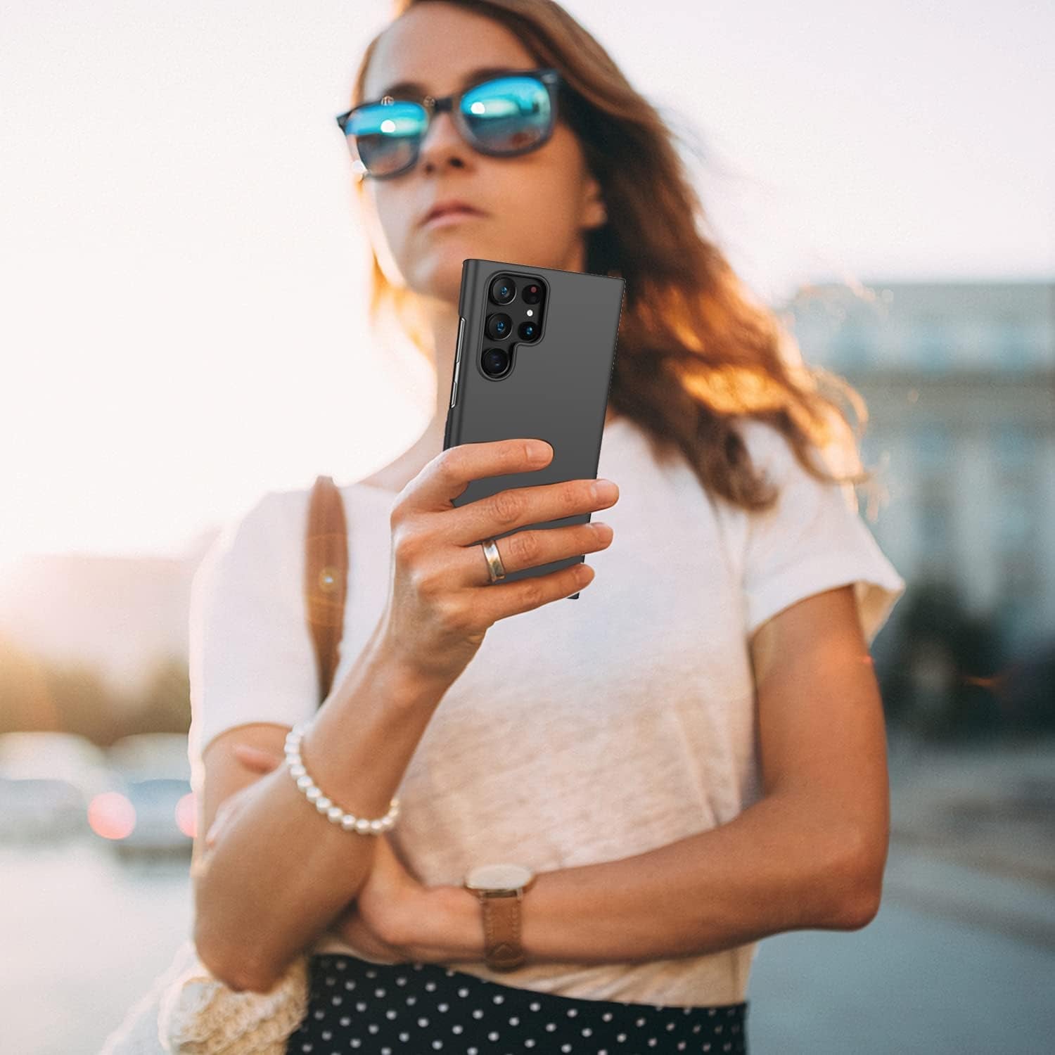 Anccer Compatible with Samsung Galaxy S22 Ultra Case 5G [Ultra-Thin] [Anti-Drop] New Premium Material Slim Full Protective Case for Samsung S22 Ultra - Black  Anccer   